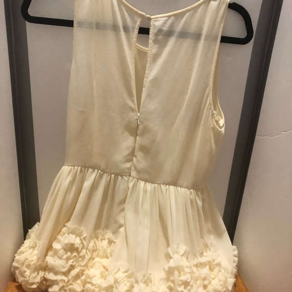 Honey Chiffon Dress Ivory - Picture 2 of 6
